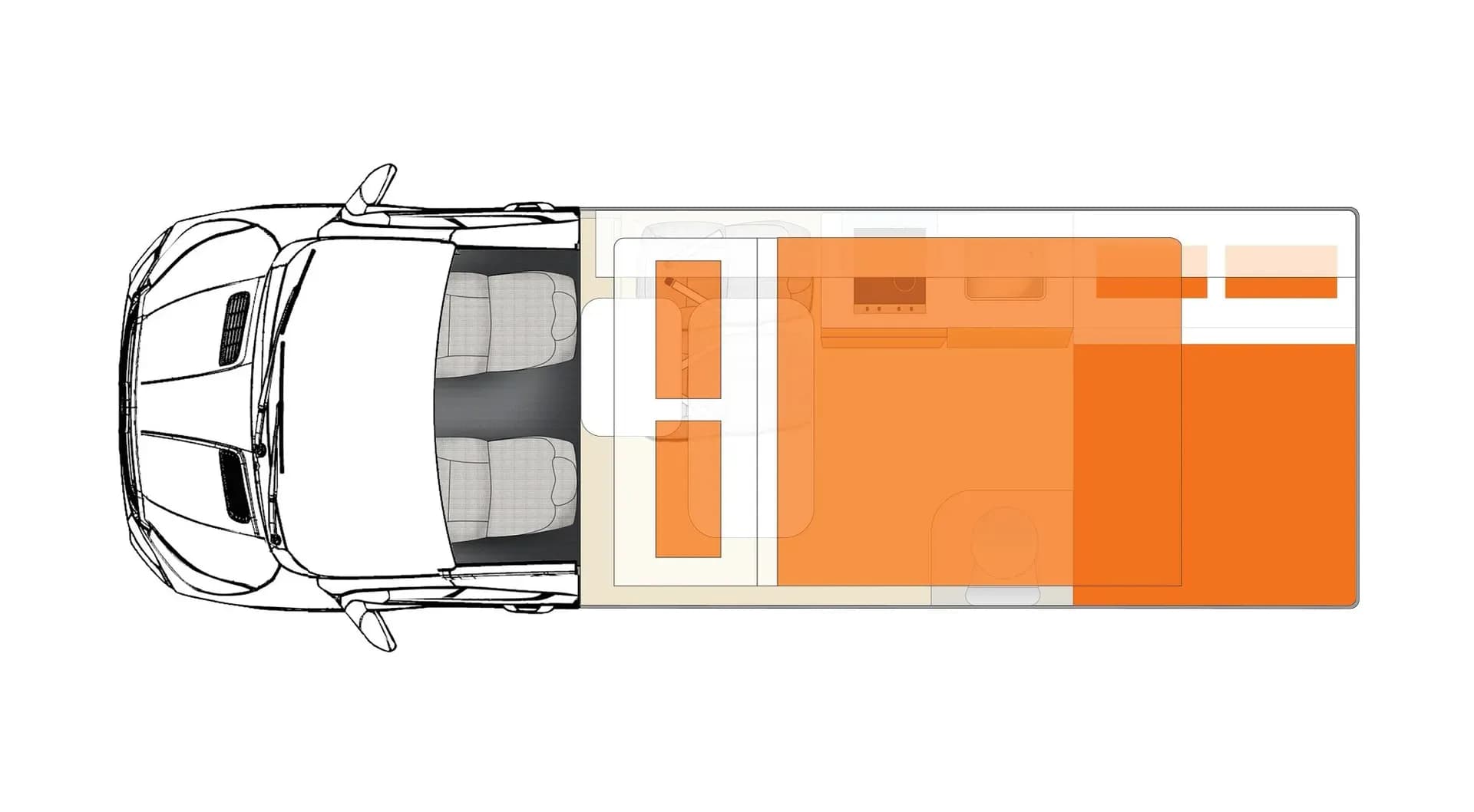 Neuseeland, Apollo Motorhomes, Endeavour, Layout Nacht