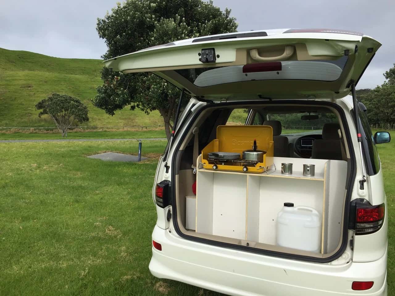 Neuseeland, Barefoot Campers, Terra, Heck geöffnet