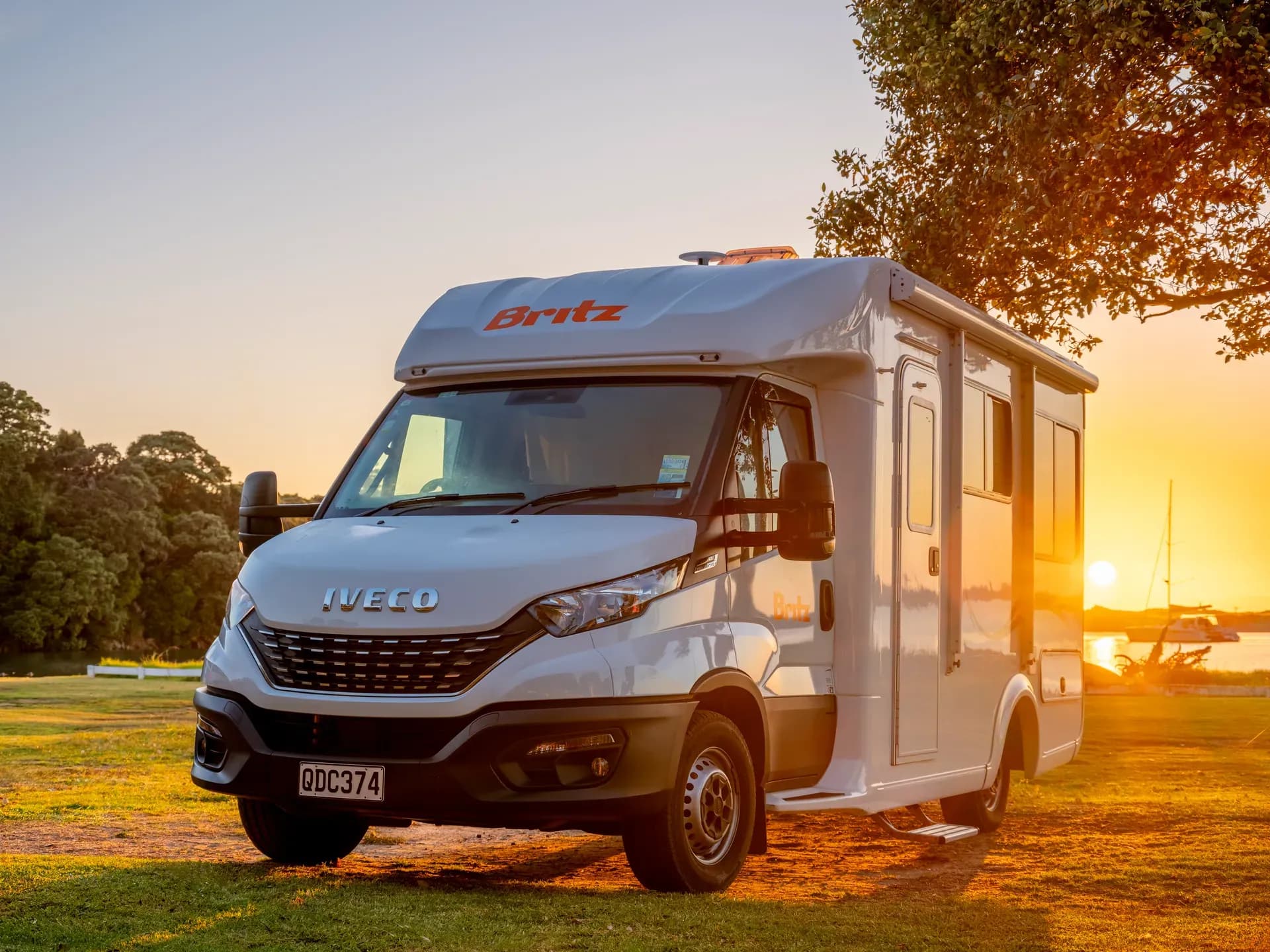 Neuseeland, Britz Rentals, Discovery, Rückansicht