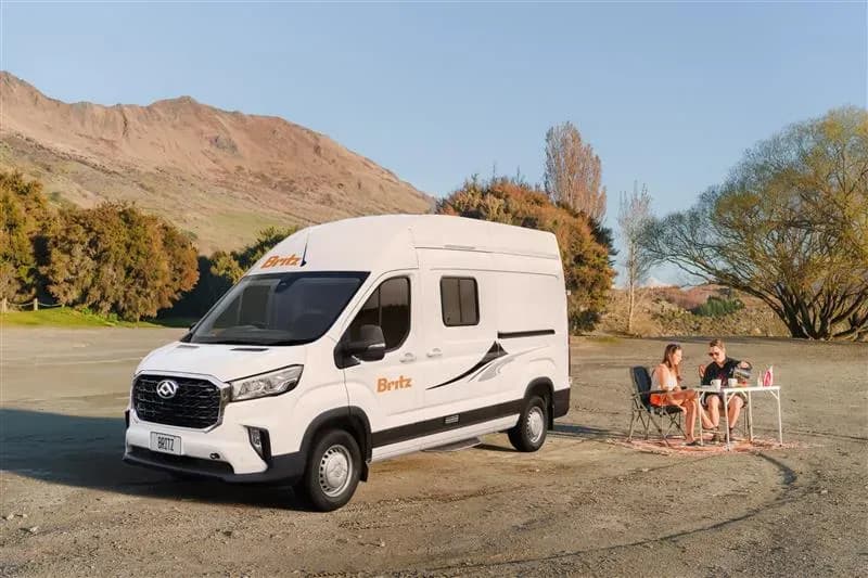 Neuseeland, Britz Rentals, Hitop Camper, Außenansicht