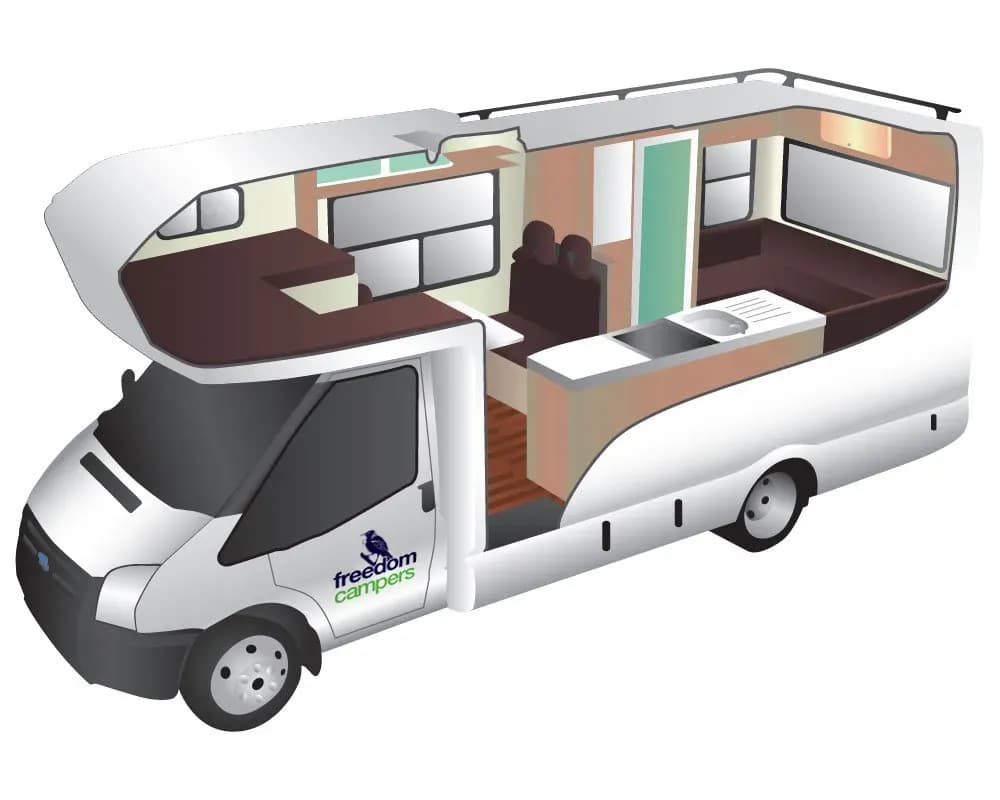 neuseeland, freedom campers, path explorer, layout
