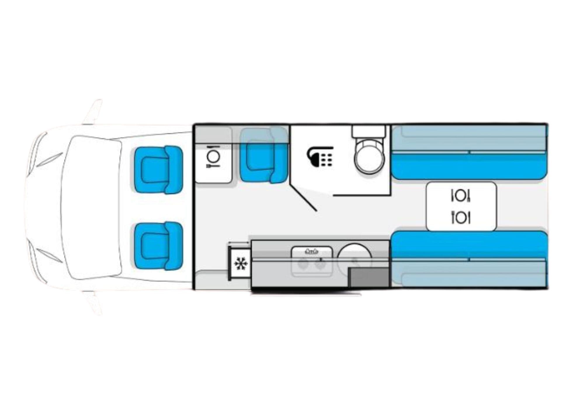 neuseeland, global wheels 2+1 jayco 2022, layout