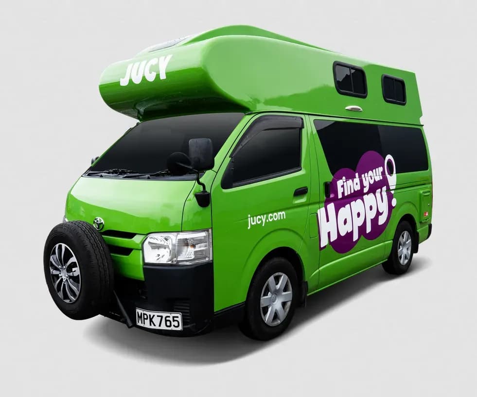 Neuseeland, Jucy Rentals, Jucy Chaser, Außenansicht vorne