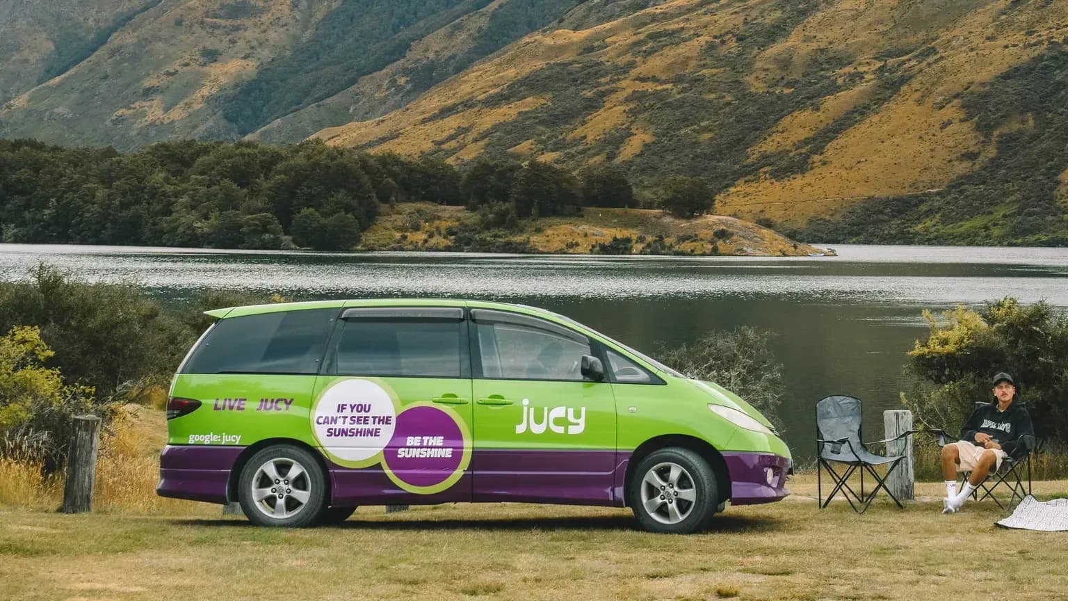 Jucy Crib 2 Bett minicamper für Backpacker sehr günstig mieten in Neuseeland