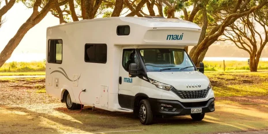 Maui Beach mieten, Premium Wohnmobil Neuseeland
