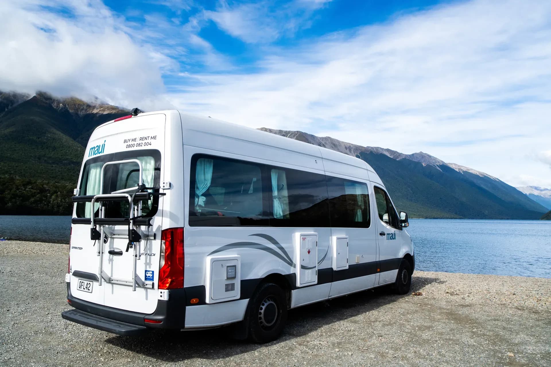 Neuseeland, Maui Motorhomes, Ultima, 2 Personen Premium Camper, günstig mieten