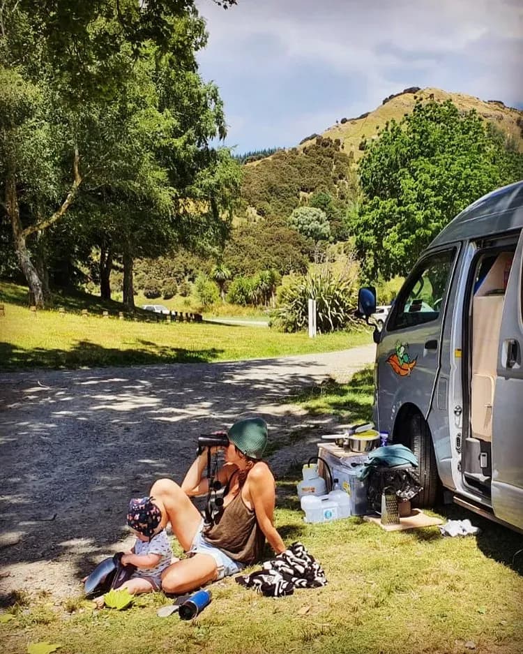 Neuseeland, Mojo Campers, Scotty High Roof, szene personen