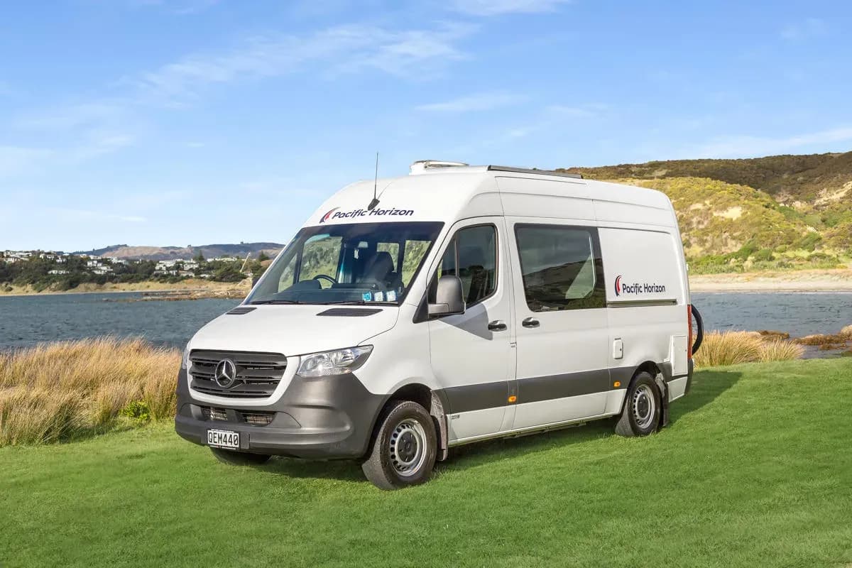 Neuseeland, Pacific Horizon, Premium 2+1 Camper, ansicht seite
