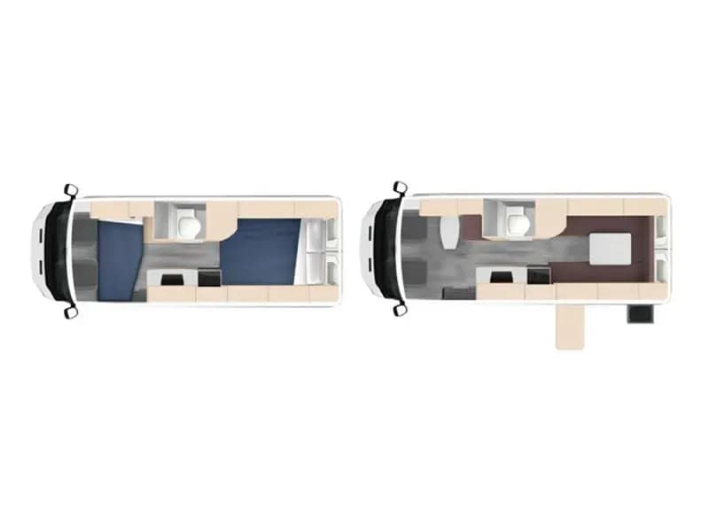 Neuseeland, Layouts Nomad RoadRunnerRentals