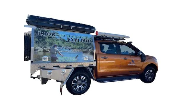 Neuseeland, TUI Campers, Wildtrack 4WD Bush Ranger, Modell Außen