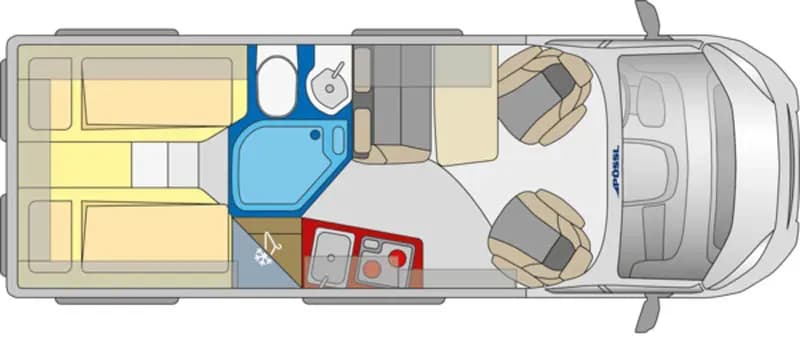 Neuseeland, Vantastic, Wanderlust, Luxus Camper, layout