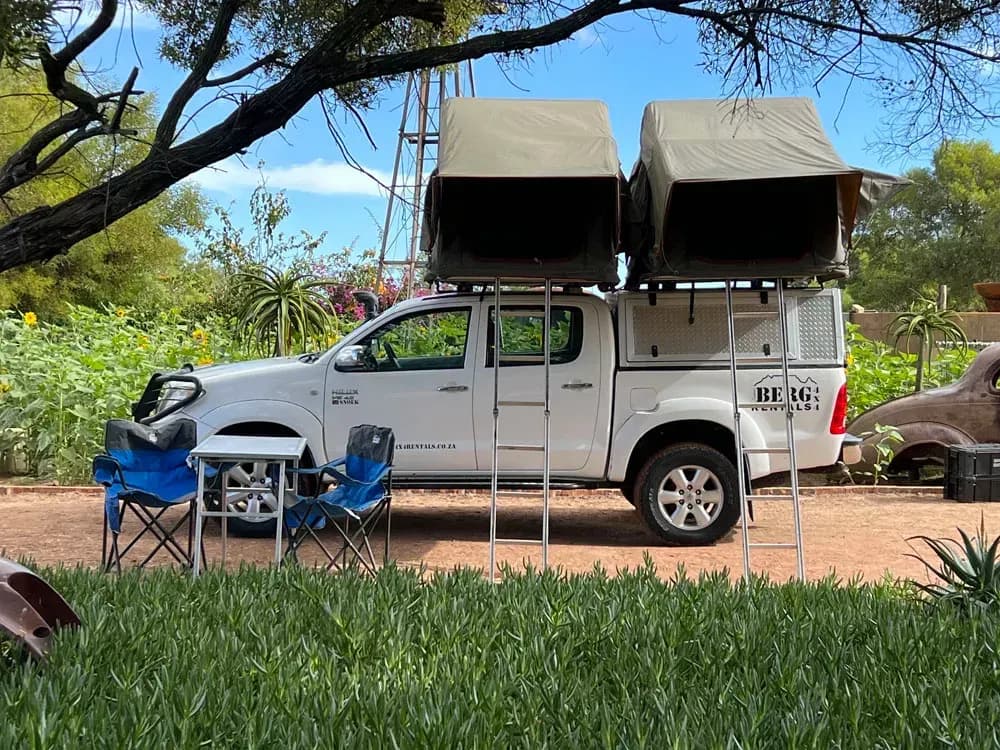 Den Budget Express von Berg 4x4 günstig in Südafrika über die CamperOase mieten.