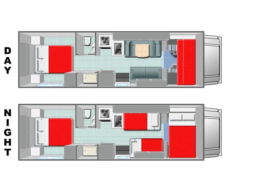 USA, Mighty US, Class C Large, Floorplan