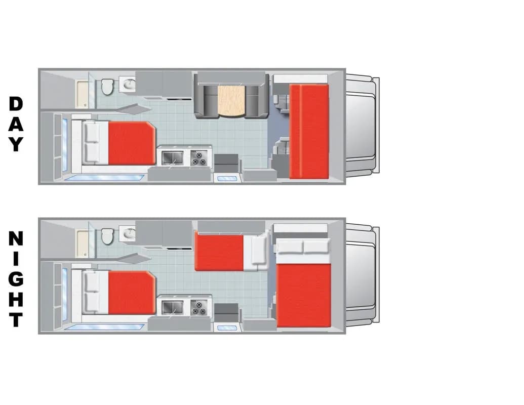 USA, Mighty US, Class C Medium, floorplan