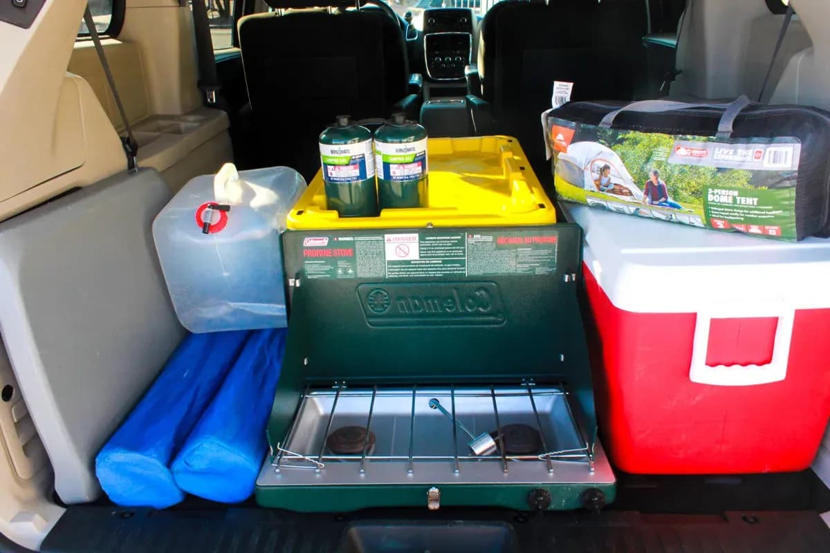 TAB Minivan Living Equipment, Minivan Camping Equipment