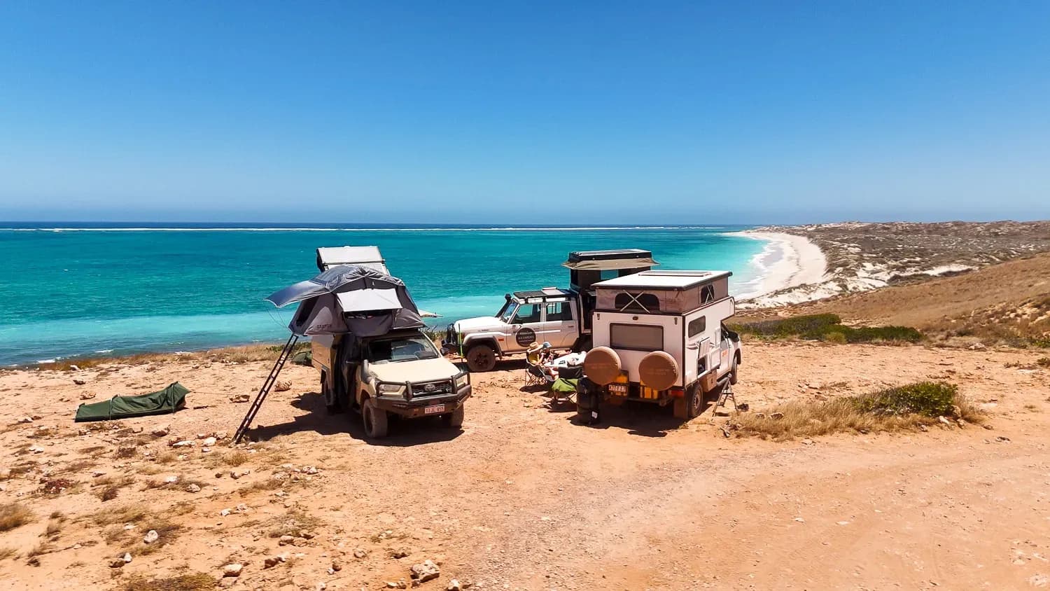 Freedom Camping an der Küste in Westaustralien