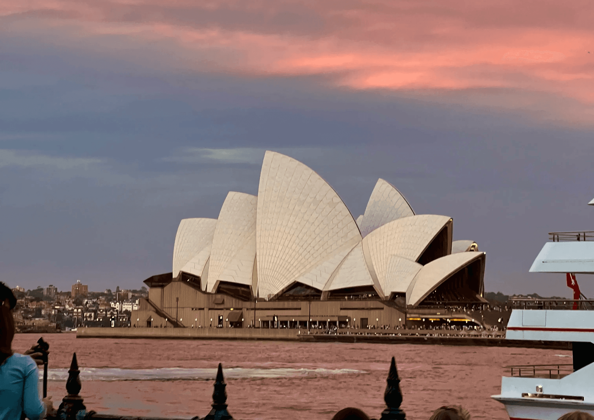 Sydney Opera House im Sonnenuntergang