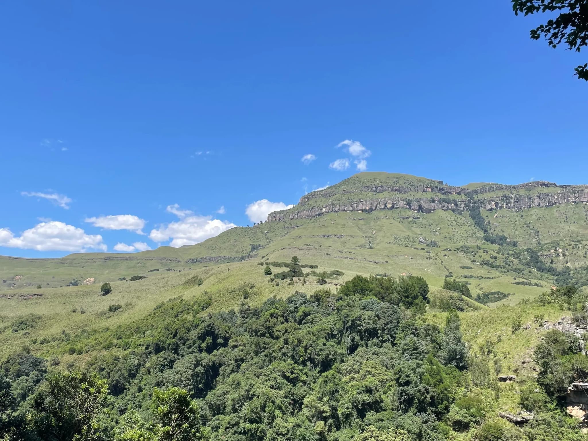 Aussicht bei Ziplining-Tour in den Drakensbergen
