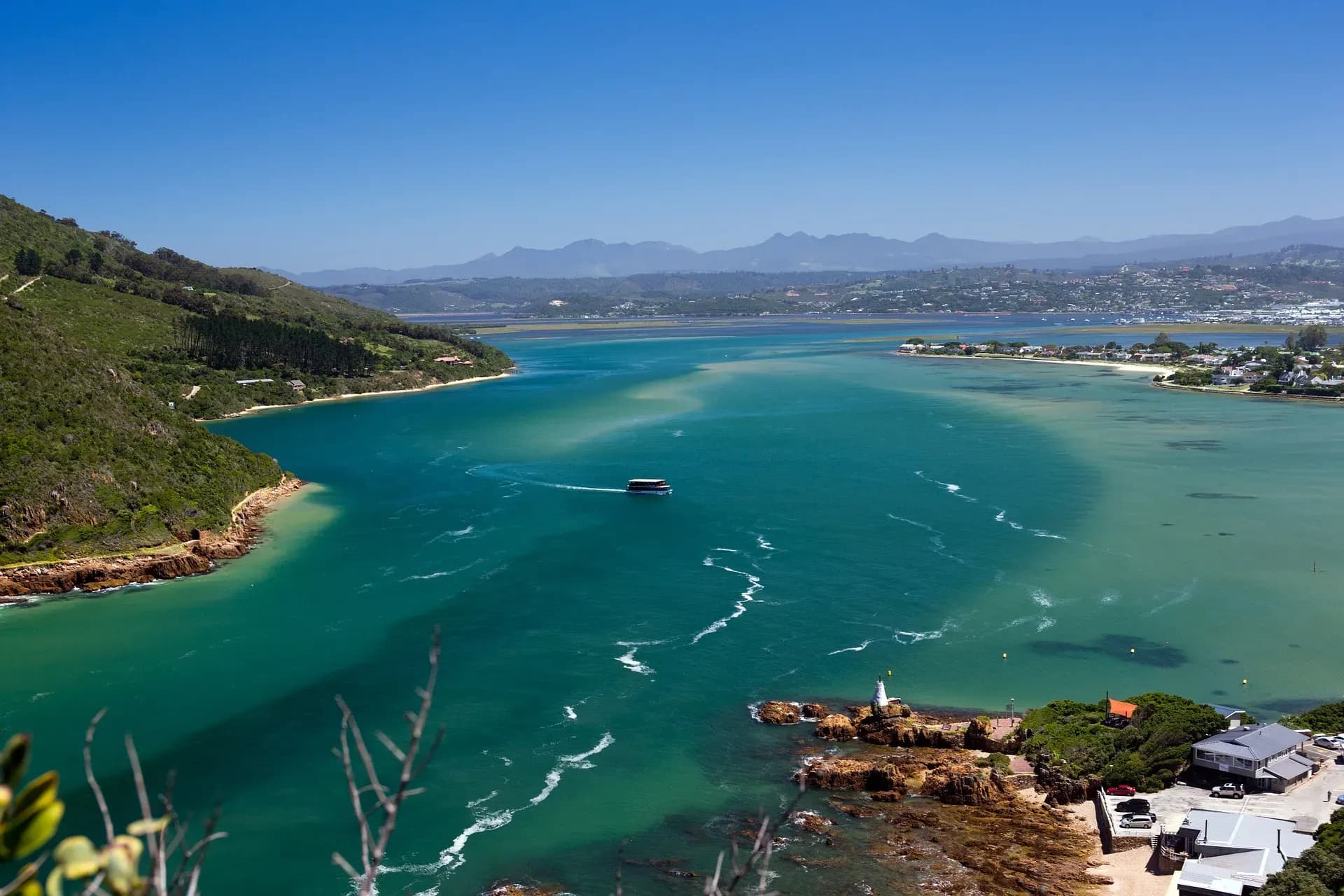 Knysna Lagoon, Plettenberg Bay, Garden Route, Südafrika