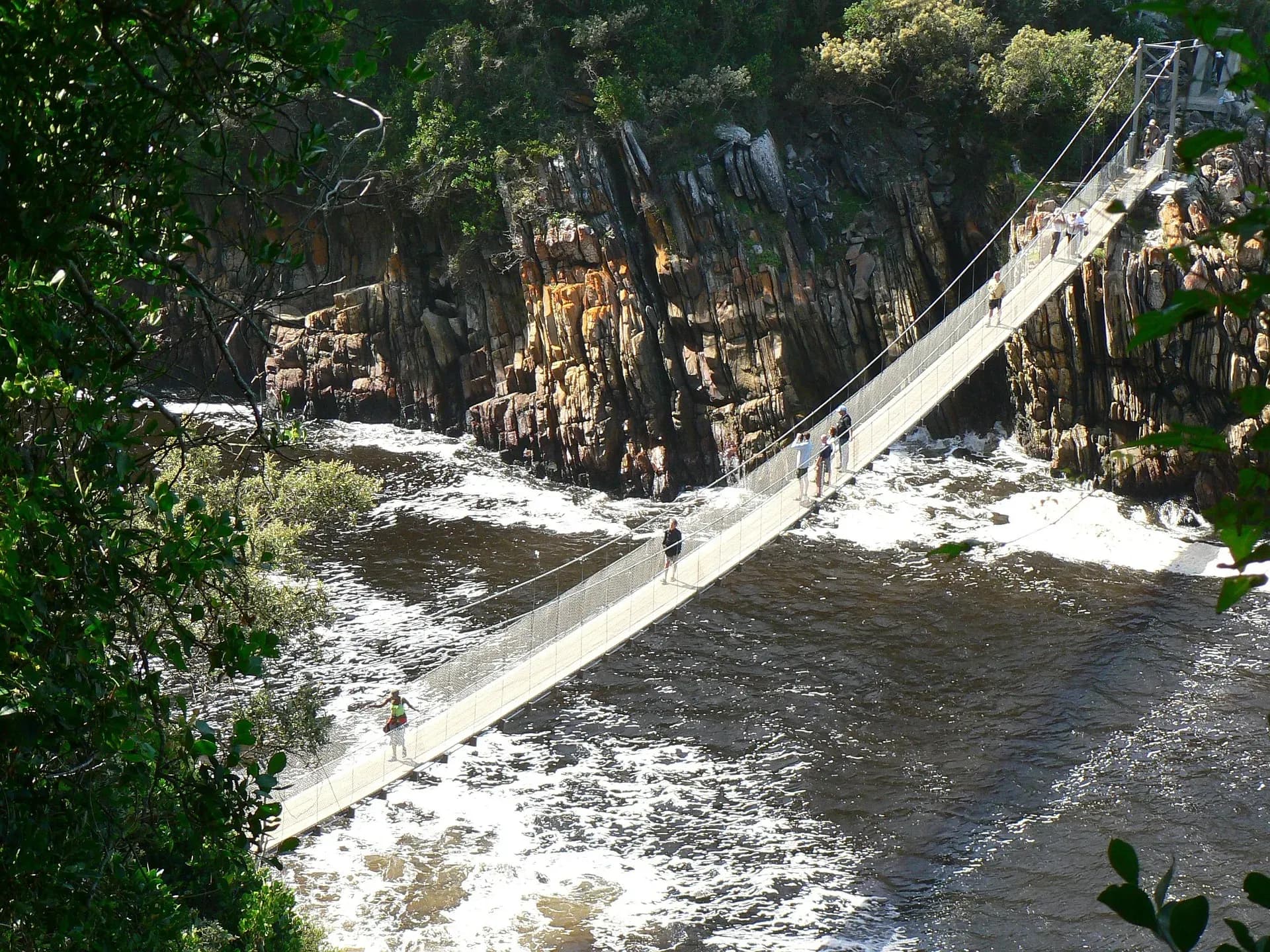 Storms River Suspension Bridge, Tsitsikamma Nationalpark