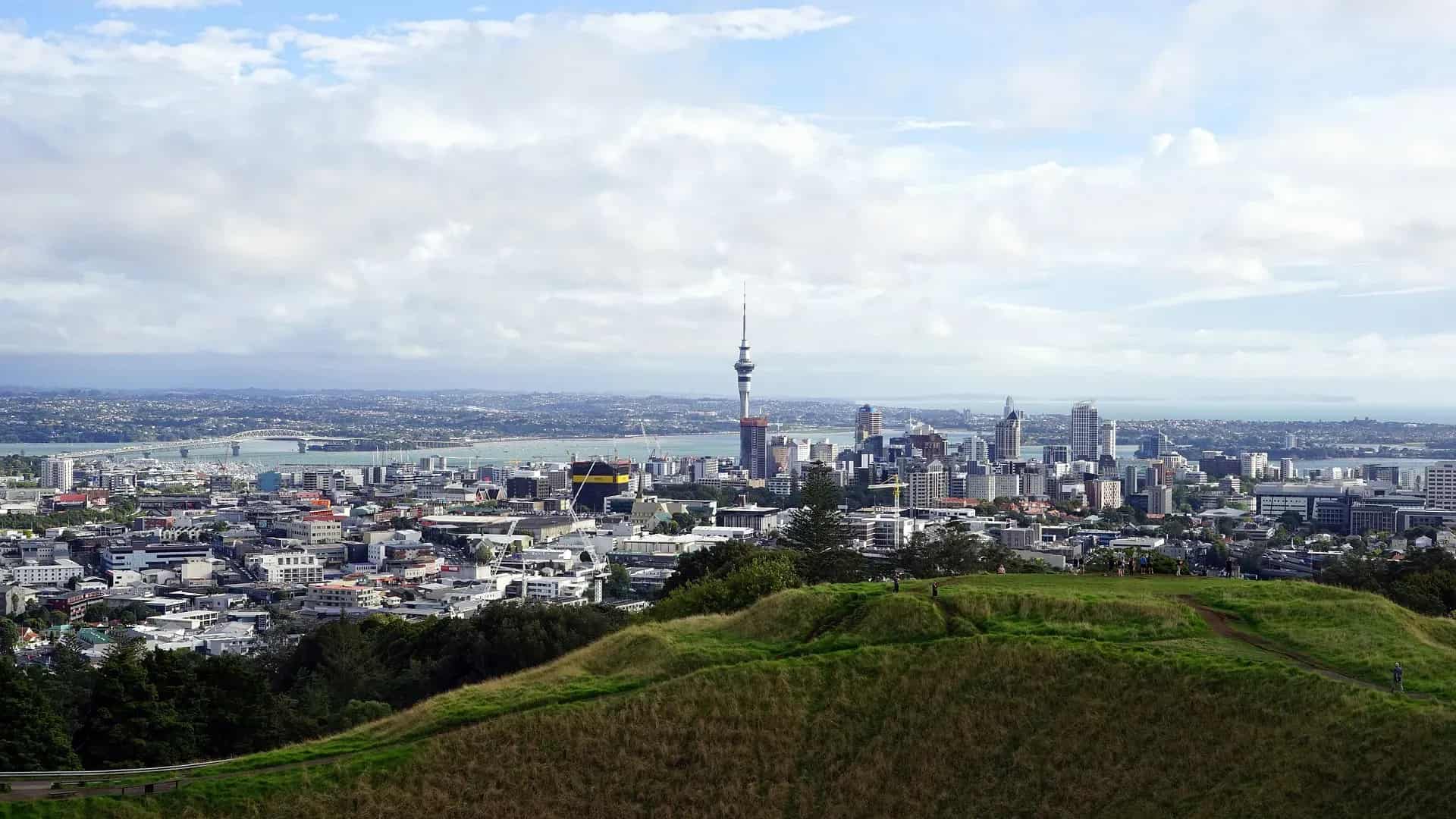 Mount Eden, Aussicht Auckland, Auckland Neuseeland