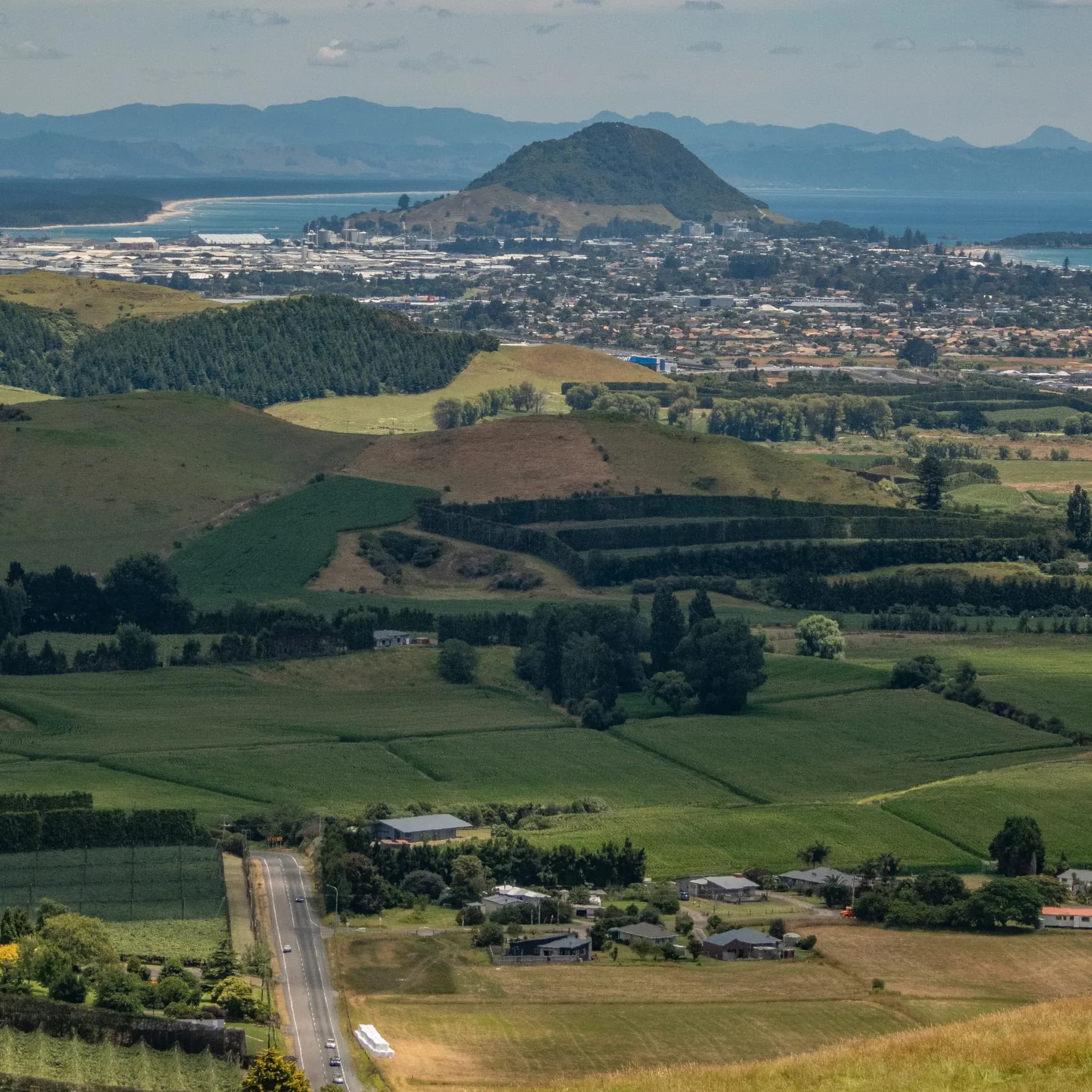 Mount Maunganui. Maoao Vulkan, Nordinsel Route, Tauranga