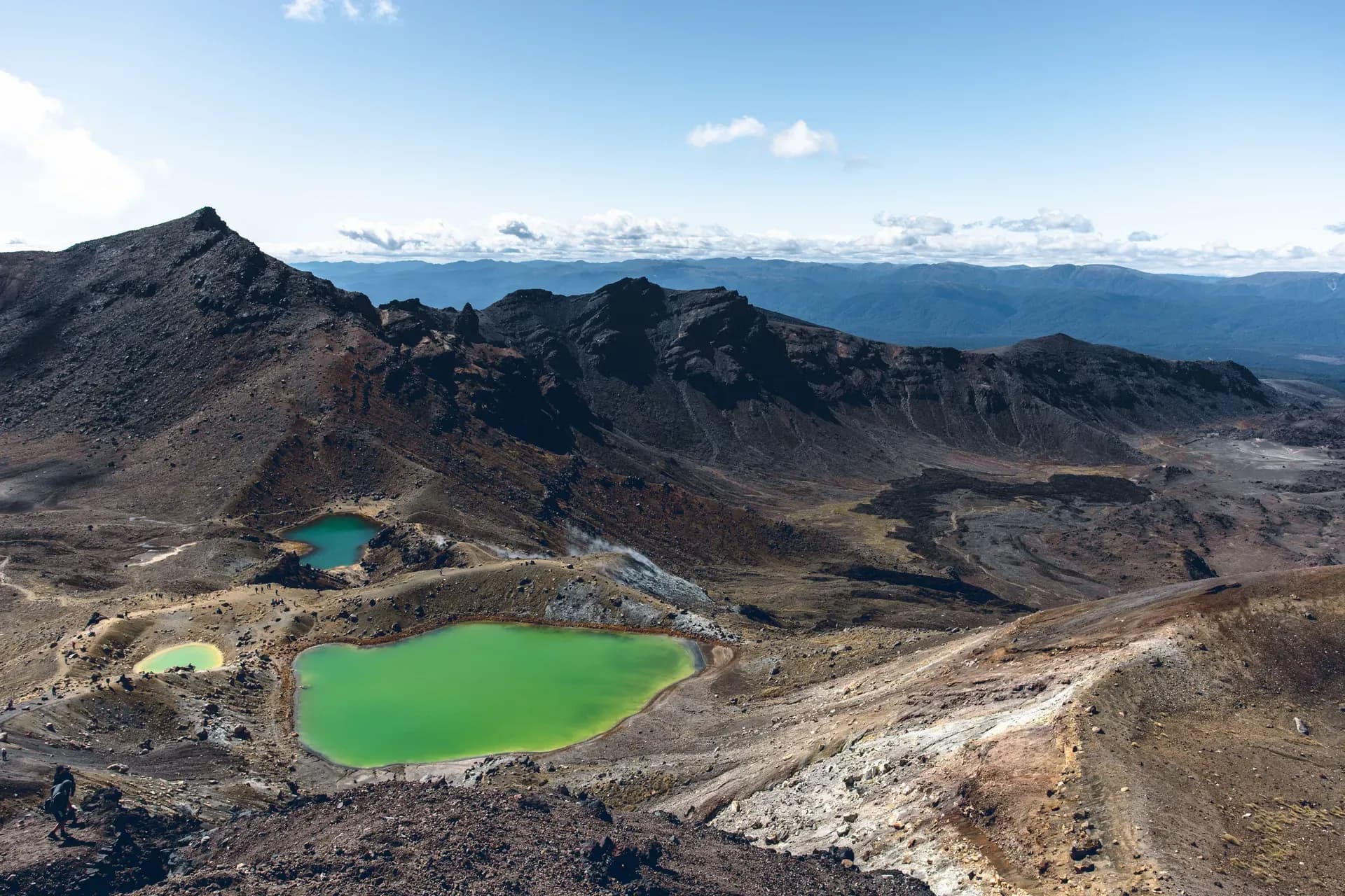 Emerald Lakes, Tongario Crossing, Tongario Crossing Hightlights, Kraterseen Neuseeland