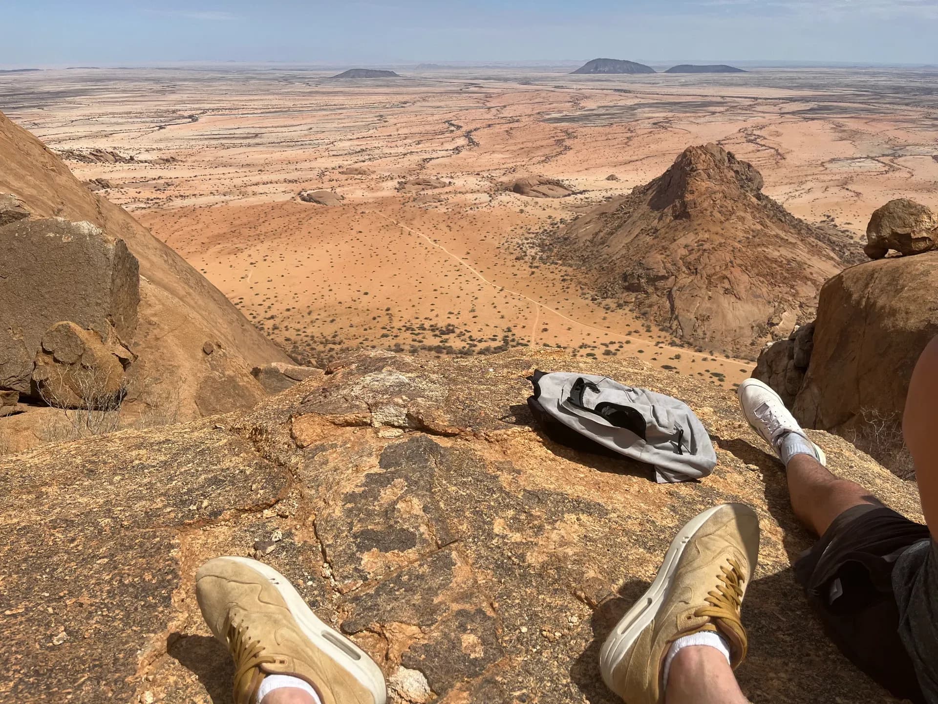 Aussicht von einer Wanderung an der Spitzkoppe