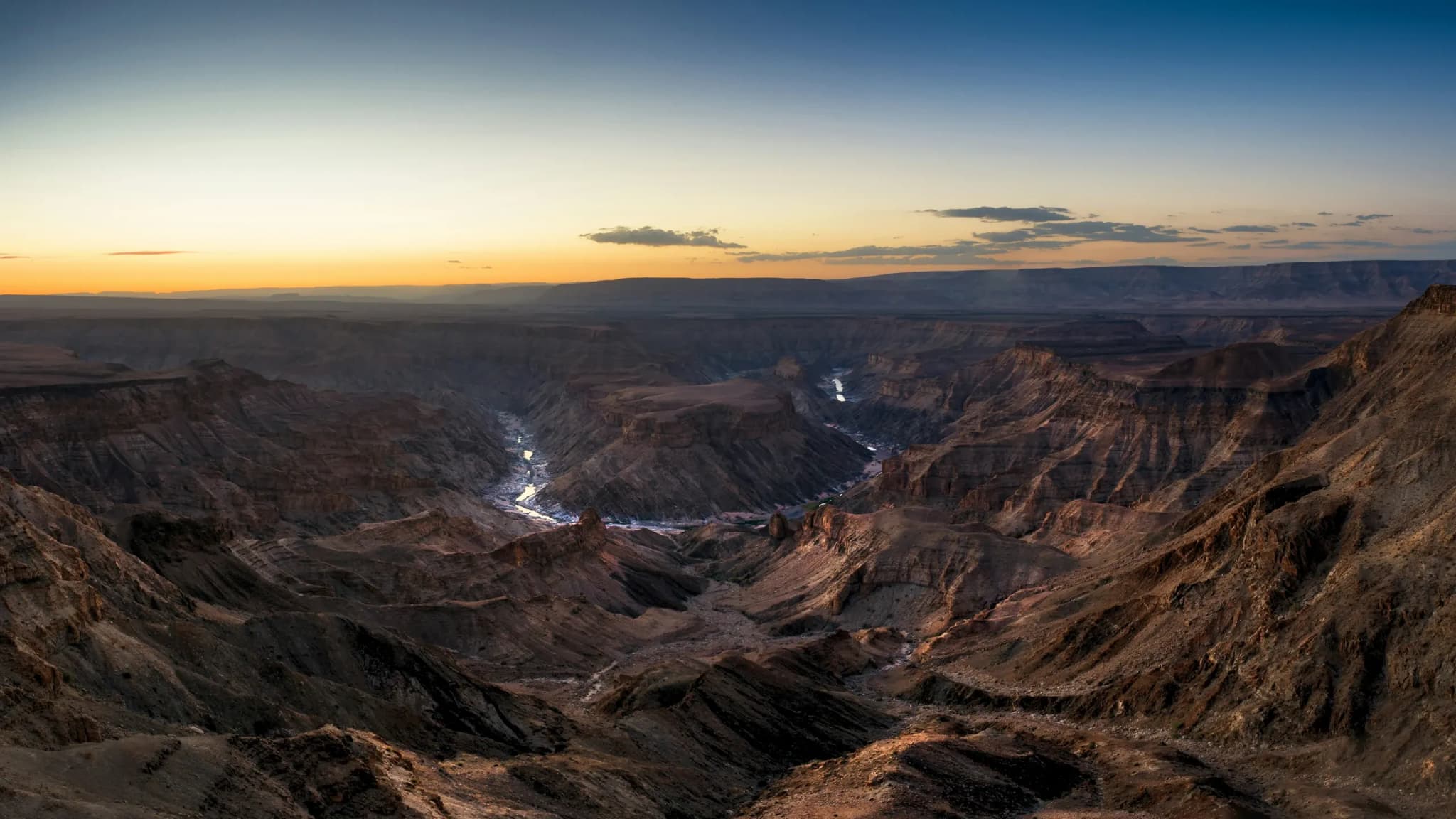 Fish River Canyon in Namibia