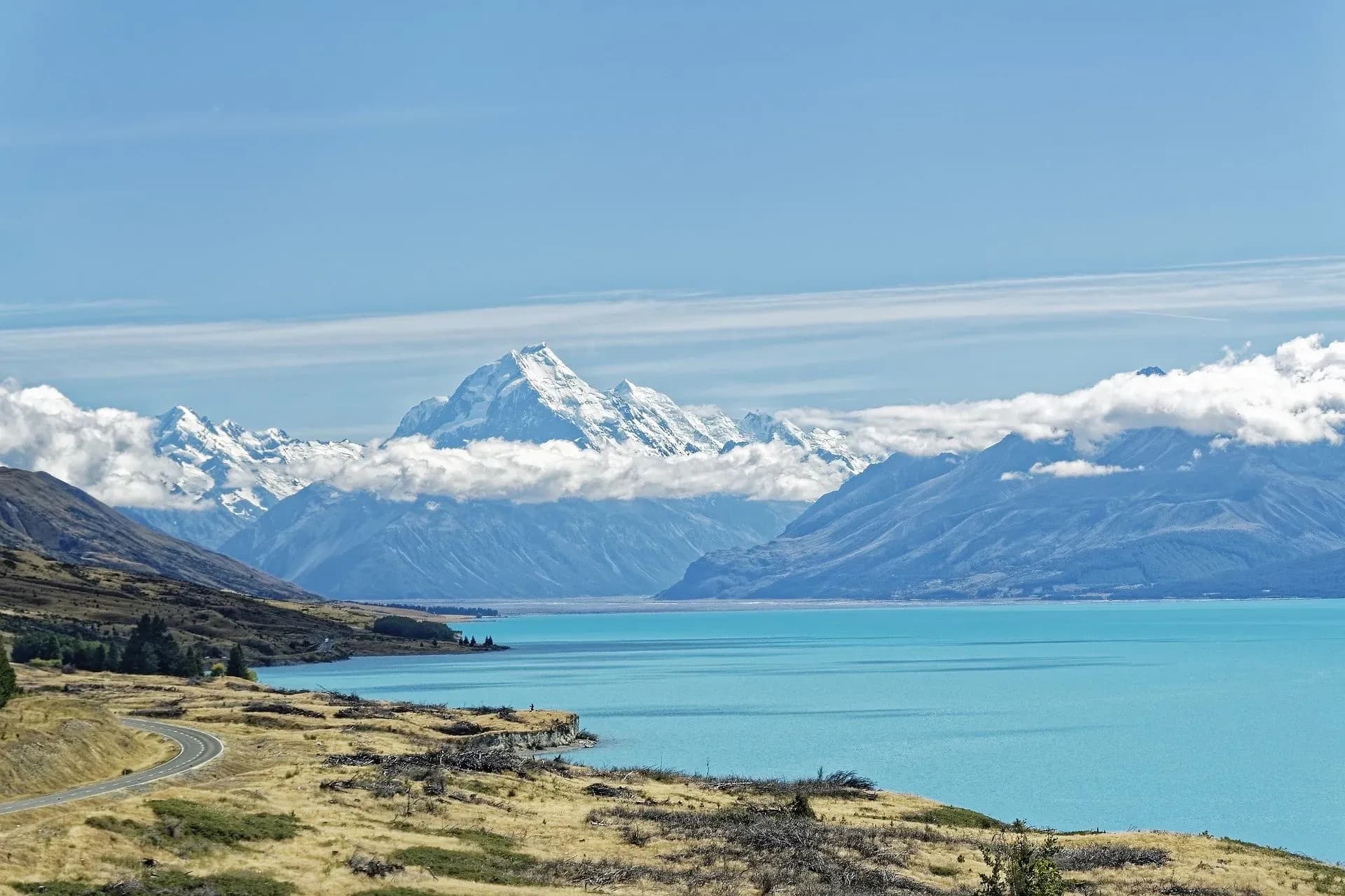 Lake Pukaki, Mount Cook, Lake Tekapo, Canterburry, Camper Neuseeland