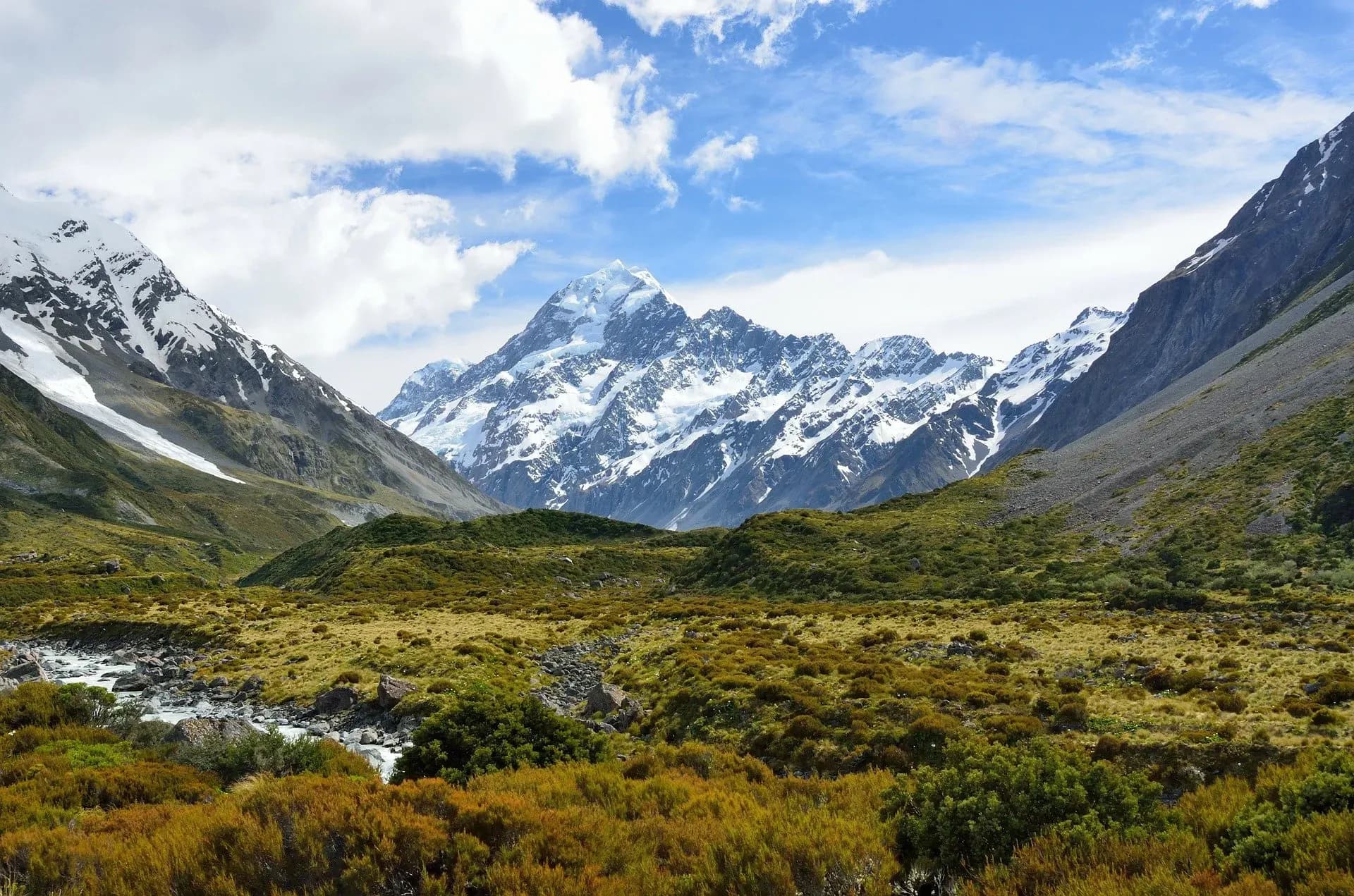 Mount Cook, Aoraki, Neuseeland Camper mieten, Neuseeland Route